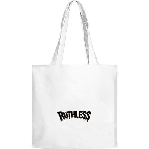 Lil Tjay Hip Hop Handbags Cloth Canvas Tote Bag Print Shopping Bags Reusable Shoulder Shopper Bags Casual Pacakge