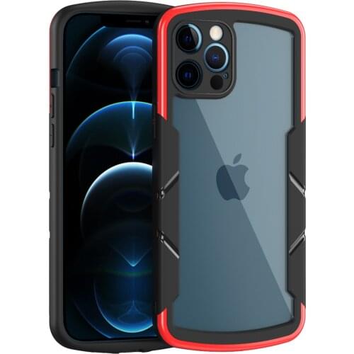 Multifunction 3 in 1 transparent Phone Case For iPhone 12 11 Pro Max Armor Soft Silicone TPU Coques for iphone 12 11 Pro 12 Mini