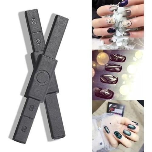 New nail art cat eye magnet multi-function S-shaped striped pattern magnet strong cat eye glue magnet rod maquillaje
