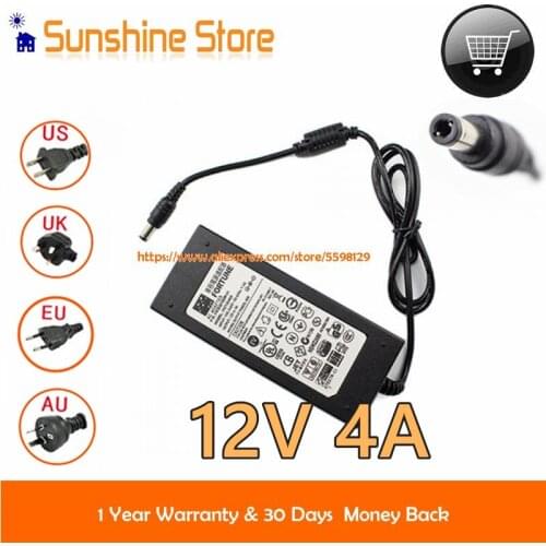 Geuine Fortune FIC120400 AC Adapter FICR2818ZM-01 12V 4A 48W Computer Charger Laptop Power Supply