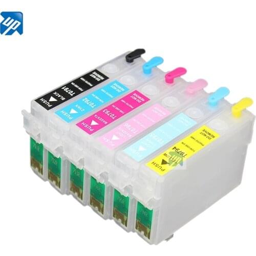 T0791 T0792 T0793 T0794 T795 T0796 Refillable ink cartridge for PX730WD PX830FWD 1500 1500W 1400 1430 with auto reset chip