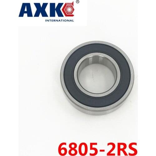 Axk 6805-2rs Bearing Abec-1 (10pcs) 25x37x7 Mm Thin Section 6805 2rs Ball Bearings 6805 Rs / 61805