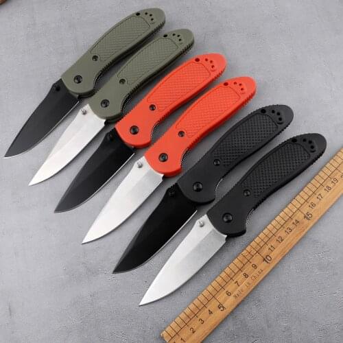 Portable pocket 551/550 nylon fiber handle mark 154CM blade outdoor tactical hunting camping self-defense fruit folding knife