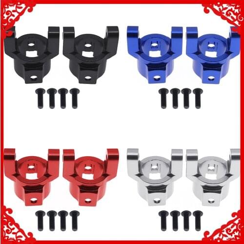 RCAWD 2pcs machined alloy C hub carrier for 1-10 RGT 86100 86110 FTX5579 Outback Fury crawler part