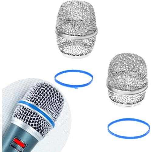 1Pc Replacement Ball Head Mesh Microphone Grille Fits For beta57a beta87a beta 87 SM58 SM58S SM58LC BETA 58 BETA 58A