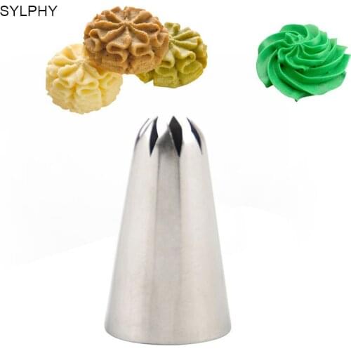 SYLPHY #D46 Cream Cake Decoration Piping nozzle Cookies Pastry Tools Stainless Steel Icing Tips Cake Head