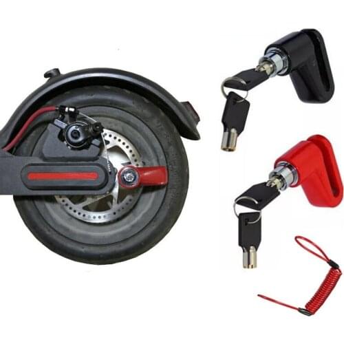 Universal Cycling Disc Brake Lock With Steel Wire Electric Scooter Bicycle Mountain Bike Anti-Theft Security Wheel Disk Locker