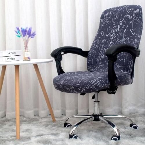 Rotating Office Computer Chair Cover Spandex Printed Covers Stretch Seat Case Removable office Chairs Silpcover housse de chaise