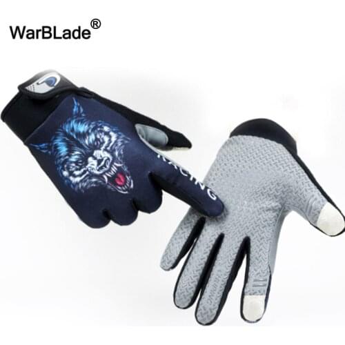 WarBLade New Mens Full Finger Gloves Anti Slip Windproof Thermal Warm Touchscreen Glove Breathable Winter Men Women Black Gloves