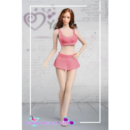 1/6 Scale Female Clothes Set Sexy Swimsuit Beach Bikini Set Clothes Suit for 12" Action Figure Body Accessory