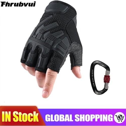 1Pair Half Finger Cycling Gloves -Slip Bicycle Riding Gloves Shock MTB Road Mountain Bike Sports Gloves