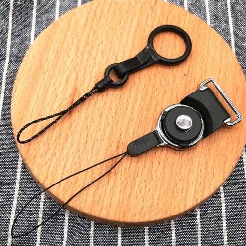 10Pcs/lot two-in-one phone lanyard ring buckle rotary buckle lanyard Detachable mobile Backpack Bag Parts Strap DIY Craft Parts