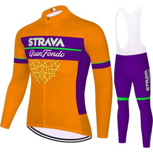 2021 pro team STRAVA bike clothing men 20D gel pad cycling Pants summer spring cycling jersey set quick dry cycling kit