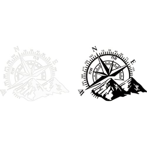 50X60Cm Car Hood Mountain Navigation Car Sticker