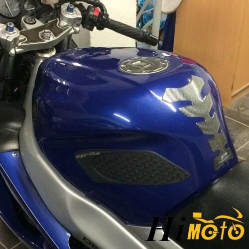 For Yamaha YZF 600 R6 2006 2007 YZFR6 YZF-R6 06 07 Anti slip Tank Traction Pad Side Gas Fuel Grips Decals Motorcycle Accessories