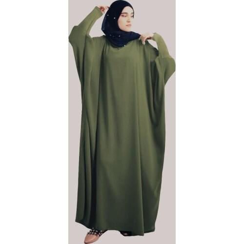 Eid Dubai Prayer Garment Dress Muslim Women Gown Abaya Jilbab Hijab Long Khimar Ramadan Djellaba Abayas Islamic Clothing Niqab