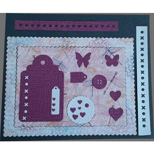 Irregular Figure DIY Paper Cards Metal Cutting Dies Stencils for DIY Photo Album Scrapbooking Decorative Embossing 2019