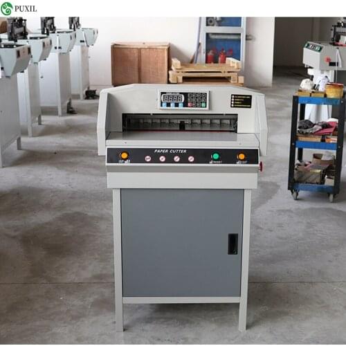 G450VS+ Electric Paper Cutter Automatic NC Paper Cutter A3 size Paper Cut machine digital paper trimmer 220v