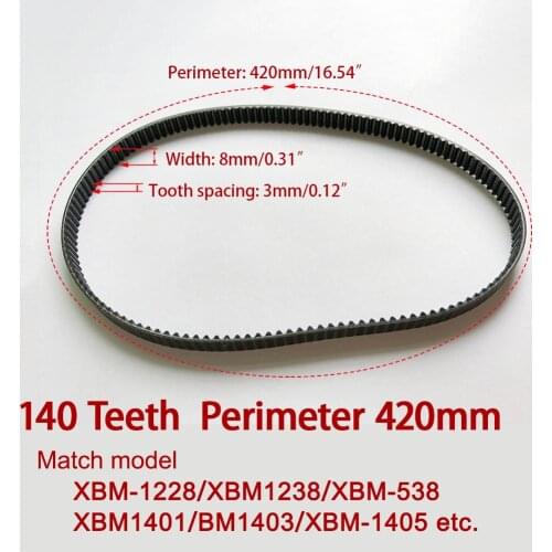 140T Breadmaker Conveyor Belts bread machine belts Bread Maker Parts 140Teeth Perimeter 420mm Kitchen Appliance accessories