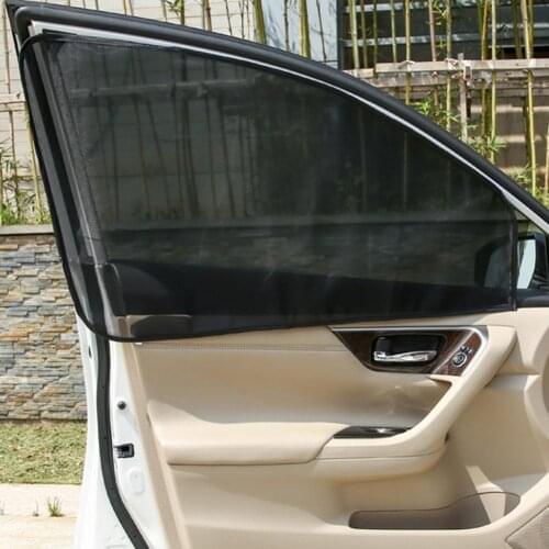 Magnetic Car Side Window Shade Sunshade Mesh Cloth UV Shield Vehicle Curtain