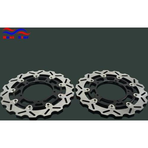 Motorcycle 320mm Floating Disc Left Right Brake Discs For YAMAHA FZ1 FZ1-S FAZER 2006-2013 YZF R1 YZF-RI 2004 2005 2006