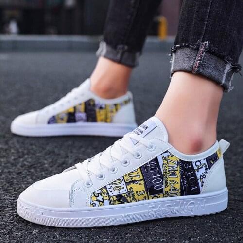 2020 Summer New High quality Classic Mens casual shoes Canvas casual shoes flower cloth shoes Lace-up mens shoes Zapatos Hombre