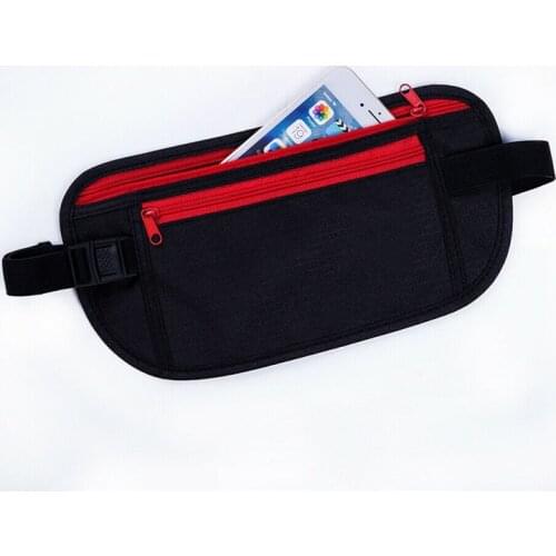 New Fashion Travel Money Belt Hidden Waist Security Wallet Bag Passport Pouch RFID Holder
