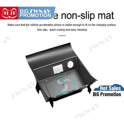 QI car infrared fast wireless charger For Ford Mondeo 2017-2018 infrared Wireless Charging Car Phone Holder for iphone/Samsung