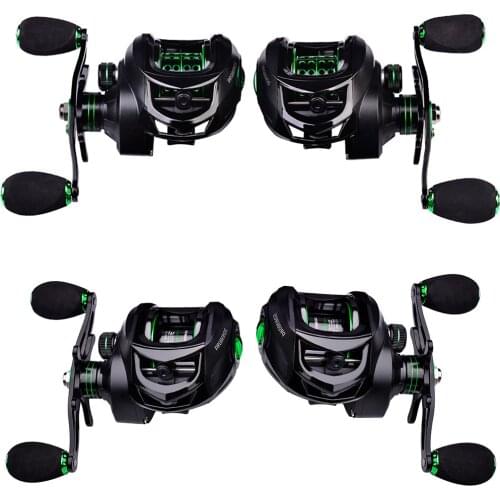 Fishing bait reel full metal reel 3+ 1BB 10kg / 22LB maximum drag force speed ratio 7.2:1 magnetic metal casting fishing reel