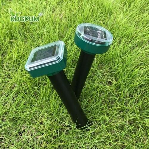 Solar Ultrasonic Garden Repellers Mole Repellents Rodent Animal Snake Mice Rat Pest Control Outdoor Repellent Rain-proof