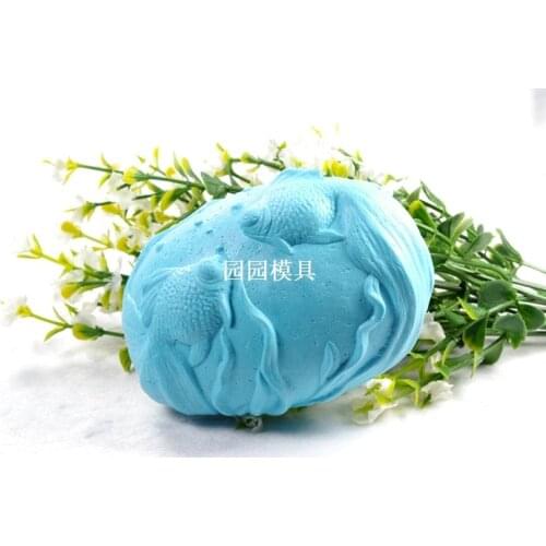 Goldfish Silicone Soap mold Handmade 3d silicone mould DIY Craft molds S339