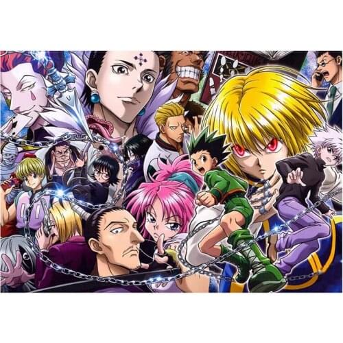 Diamond Painting 5D DIY Diamond Embroidery Hunter X Hunter Poster Japanese Anime Rhinestone Picture Home Decor