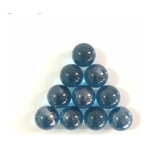 Free shipping 500pcs/lot 25mm transparent blue sea blue green black glass beads color glass ball marbles