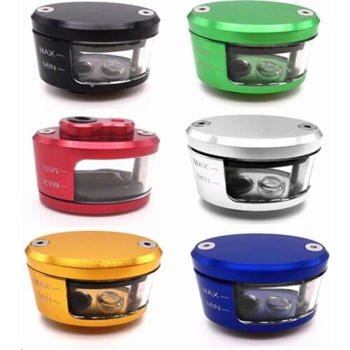 CNC Aluminum Universal Billet Front Brake Clutch Tank Motorcycle Reservoir Oil Cup For Yamaha Honda Suzuki