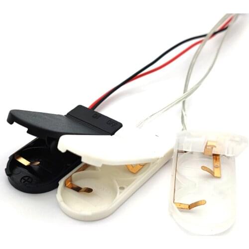 CR2032 Button Coin Cell Battery Socket Holder Case Cover with ON-OFF Switch 3V 6V Battery Storage Box