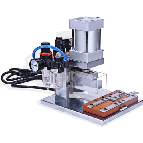 HS-IDC Pneumatic Automatic Crimping Machine Computer Cable And Line Crimping Machine IDC Head Riveting Press Rowing Machine 220V