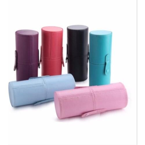 PU Leather Travel Makeup Brushes Pen Holder Storage Empty Holder Cosmetic Brush Bag Brushes Organizer Make Up Tool new 50pcs
