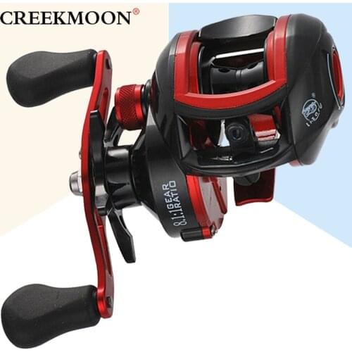 Baitcasting Reel High Speed 8.1:1/7.2:1 18+1BB/17+1BB 8kg Max Drag Super Strong Magnetic Force Metal Wheel Casting Fishing Reels
