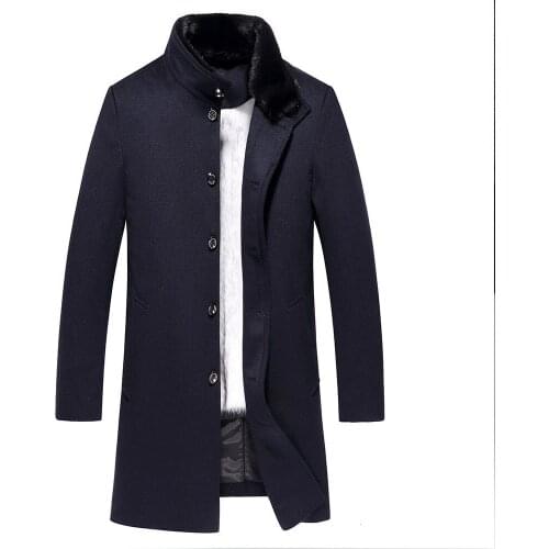 Real Fur Coat Natural Mink Fur Coat Mens Winter Jacket Real Wool Coats Male Luxury Warm Jackets Plus Size F-NX-8029 Y1852