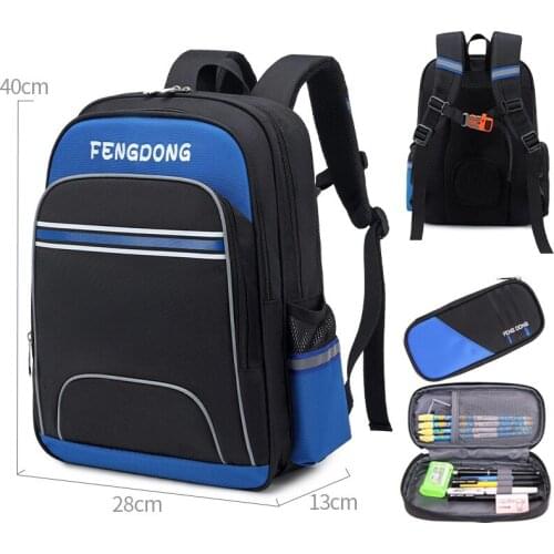 Kindergarten Primary School Backpack Student Kids School Bags For Grade 1-6 Waterproof Book Bag Large Capacity Children Backpack