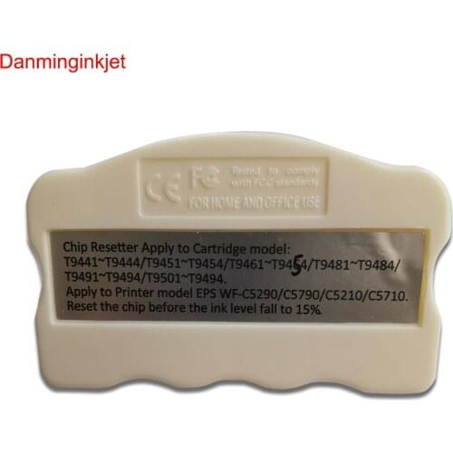 New products 5710 5290 cartridge chip resetter for Epson WF-C5210 C5710 C5290 C5790 PX-S884 resetter for europe Janpan printer