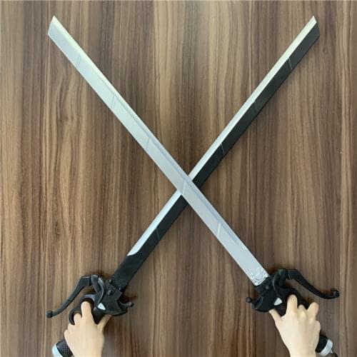 Attack On Titan Gun Sword 1:1 Cosplay Weapon Prop Mikasa Eren Rivaille Ackerman Sword Movie Simulation Cos Halloween Gift 95cm
