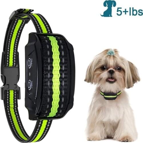 Dog Bark Deterrents Collar Waterproof Rechargeable Anti Dog Bark Collar Vibration Stop Barking Dog Training Collars