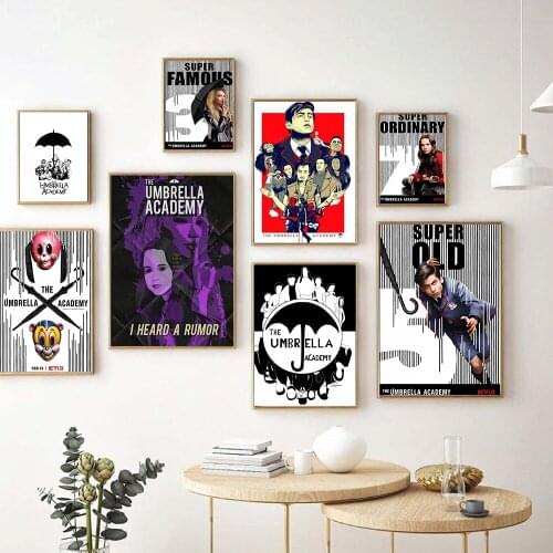 The Umbrella Academy Retro Poster Abstract Wall Art Prints Modern Canvas Painting Living Room Nordic Home Decoration Pictures
