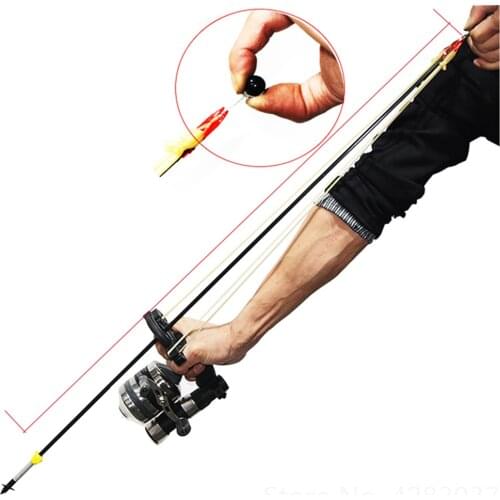 Outdoor fishing tool Hunting Fishing Catapult Slingshot Set Fast bow and Arrow Sling Shot Crossbow Bolt For catching fish