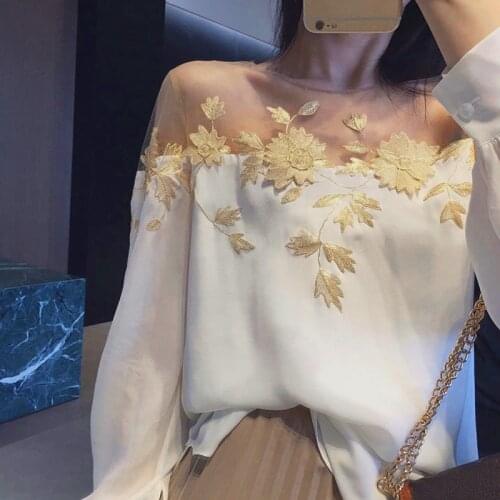 Ssimlar Women's Shirts With Embroidery