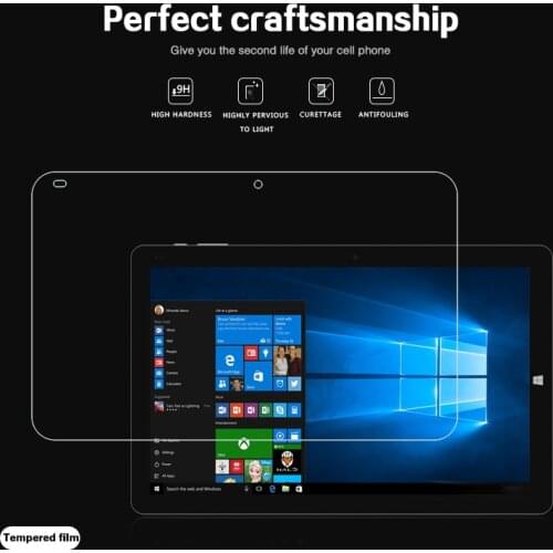 Premiemm Front Screen protector Glass film For Chuwi hi10 plus 10.8" Tablet Tempered Glass film Anti-shatter + Clean Tools