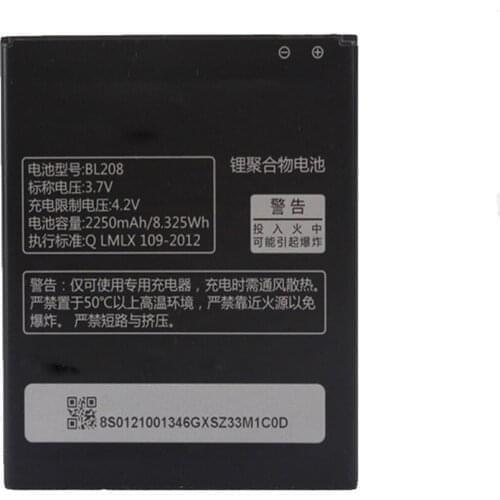 10pcs/lot 2250mAh BL208 BL-208 cell phone Battery for Lenovo S920 battery Batterie Bateria