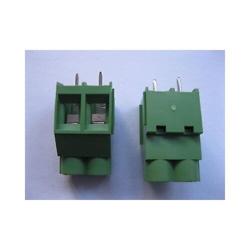 150 pcs Green 2way 6.35mm Screw Terminal Block Connector Wire Cage Type DC635