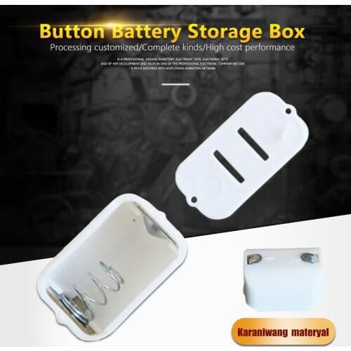 2/5Pcs L1154F Battery Case Battery Storage Box for AG13 LR44 Battery Compartment Portable Mini Lightweight Battery Holder